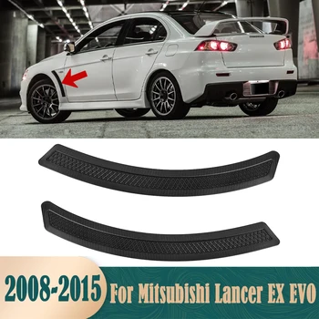 Mitsubishi Lancer EX EVO 2008-2015 fekete első sárvédő oldalsó kerék szemöldökvédő matricavédő 2db