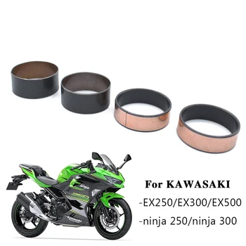 Motorkerékpár tartozékok Lengéscsillapító hüvely CPPER gyűrűk 43mm fel és Dow Kawasaki EX250 EX300 EX500 Ninja250 Ninja300