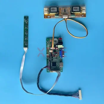 mátrix illesztőprogram-vezérlő kártya illeszkedik M201P1-L01 / L02 / L03 / L05 VGA LCD képernyő DIY tesztkészlet 30 tűs LVDS HDMI-kompatibilis 1400 * 1050 4CCFL