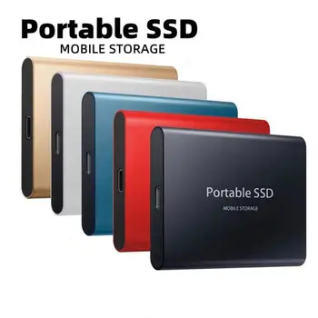 Nagy sebességű 1 TB-os SSD 2 TB-os hordozható külső szilárdtestalapú merevlemez USB3.1 500GB interfész mobil merevlemez laptophoz