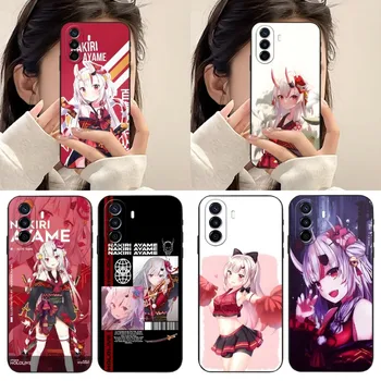 Nakiri Ayame Hololive Anime Phone Case For Honor 30 10 60 X20 X9 Pro 50 20i 70 SE V9 X30 V40 V30 V20 X10 Max hátlap