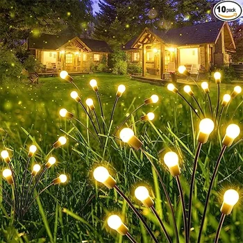 Napelemes kerti lámpák - Napelemes imbolygó fény, Napelemes kültéri lámpák, Napelemes kert dekoratív lámpák Udvari terasz Pathway dekoráció