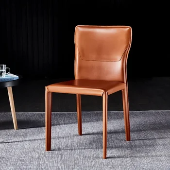 Nappali Luxus étkezőszékek Modern minimalista tervező Kényelmes étkezőszékek Olasz Nordic Silla Lakberendezés GXR46XP