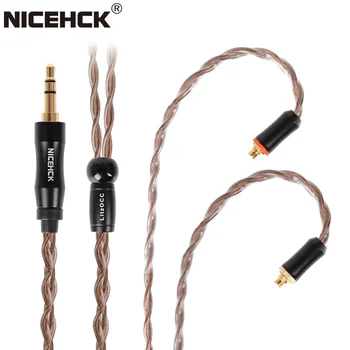 NiceHCK LitzOCC 4N Litz OCC réz fülhallgató kábel 3.5mm / 2.5mm / 4.4mm MMCX / QDC / 0.78 2PIN CIEM ZAX ASX ASF BA8 VX V90s MK3