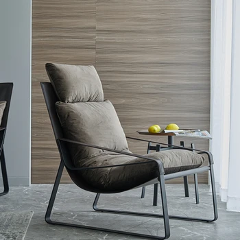 Nordic lusta kanapé szék modern egyszerű egyszemélyes szabadidős szék nappali otthoni fekvőtámasz tervező háttámla kanapé