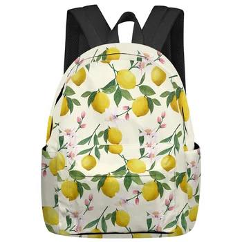 Nyári citromos gyümölcs Feminina hátizsákok Tinédzserek Diák iskolatáskák Laptop egyedi hátizsák férfiaknak Női Női utazás Mochila