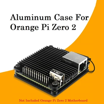 Orange Pi Zero 2 alumínium házhoz Előhívó kártya védelem Hűtőhéj fém védő passzív hűtőház