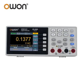 OWON digitális multiméter XDM1241 beépített lítium akkumulátor True RMS 3,5 hüvelykes DC AC áramfeszültség hőmérséklet frekvencia teszt eszköz