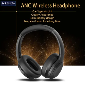 PARAMITA A1 vezeték nélküli Bluetooth fejhallgató ANC zajszűrő fejhallgató BT5.3 400mAh over-ear összecsukható Alkalmas munkahelyi játékok futtatására