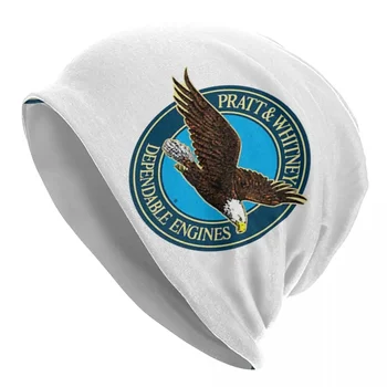 Pratt & Whitney logó Megbízható motorok Meleg kötött sapka Hip Hop motorháztető kalap Őszi téli kültéri sapkák Kalapok uniszex felnőtteknek