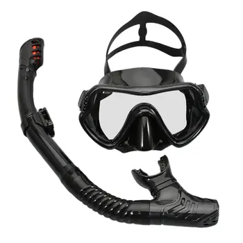 Professzionális búvármaszkok Snorkeling szett Felnőtt szilikon szoknya Párásodásgátló szemüveg Szemüveg Uszoda felszerelés