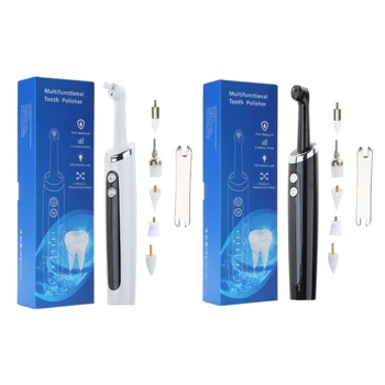 Professzionális fogfehérítő eszköz 5 állítható mód USB újratölthető fogpolírozó Fogkő fogkő tisztítás