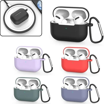  puha szilikon tok Apple Airpods Pro matricabőrhöz Bluetooth fülhallgató tokok Air Pods Pro 2019 védőtartozékok