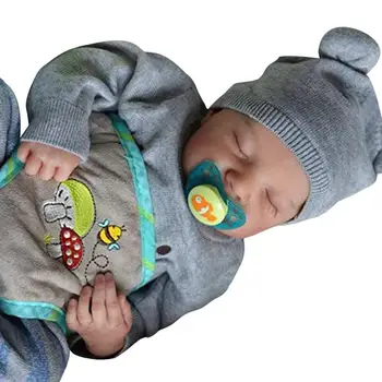 Reborn Kid Doll Realisztikus játék PP pamut puha szilikon kézzel készített gyerekbaba Aranyos újszülött baba gyerekek Termékek gyerekeknek Diákok Lányok