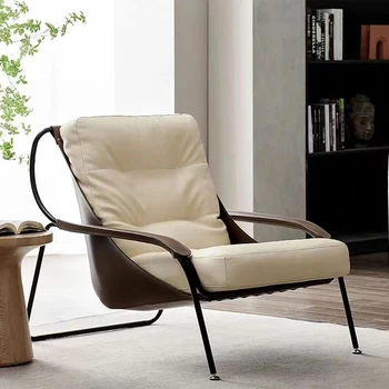 Recliner minimalista nappali szék Adults Lounge Designer Nordic Nappali szék Waiting Fashion Silla Teljesíthető bútorok