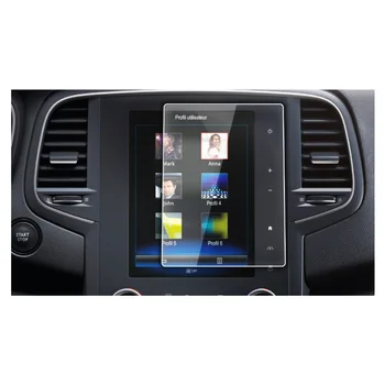 RUIYA autó képernyővédő fólia Koleos 2 R-Link 2017 2018 GPS navigációs központ érintőképernyős automatikus belső védő tartozékok