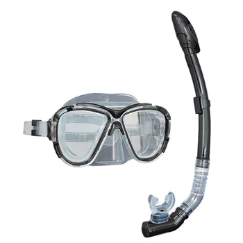  Snorkeling maszk szemüveg készlet szilikon ködmentesítő üveg búvármaszk légzőcső felszerelés teljes száraz csöves búvárcső készlet felnőtteknek