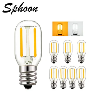 Sphoon T22 szabályozható cső alakú LED izzó E14 220V 1W Mini éjszakai fény 2200K 6000K hideg fehér hűtőszekrény függő mini lámpa