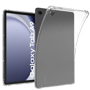 szilikon tok Samsung Galaxy Tab A9 8.7 2023-hoz SM-X110 SM-X115 X110 X115 ütésálló lökhárító átlátszó átlátszó légzsák hátlap