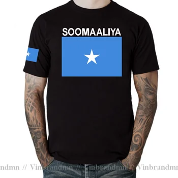 Szomália Szomáliai pólók Férfiak Legújabb divat mezek Nemzet csapat 100% pamut pólók Ruházat Pólók Ország zászló Soomaaliya SOM SO