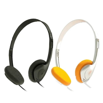 T8WC Vintage fejhallgató fülhallgató játék fejhallgató felső fülhallgató 3,5 mm-es AUX támogatás