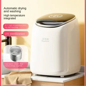  teljesen automatikus mosógép mini mosó és szárító integrált fehérnemű tisztító gép kis zokni mosó eszköz 미니세탁기