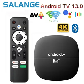 Tv98 Atv Smart Android 13 Tv Box H313 Bluetooth hangos távirányító TV doboz Dual Band Wifi TV médialejátszó 1GB 8GB Set Top Boxok