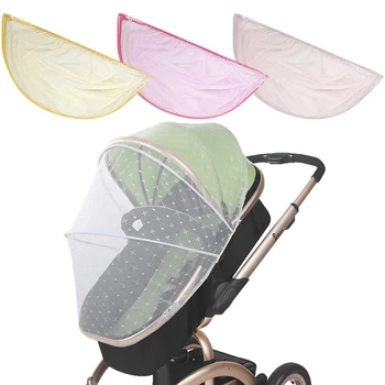 Universal Baby Babakocsi szúnyogháló rovarvédő háló rattan Baby kültéri biztonsági hálós huzat Babakocsi kiegészítők