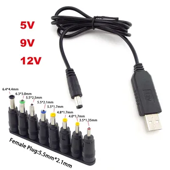  USB-DC tápkábel Univerzális USB-DC csatlakozó töltőkábel Tápkábel dugó csatlakozó adapter router Mini ventilátor hangszóróhoz J17