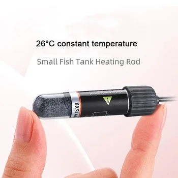 USB mini akvárium fűtőrúd kis halak tartályához 26°C állandó hőmérsékletű akvárium fűtés állandó hőmérsékletű fűtés 10W