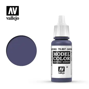 Vallejo Paint akril Spanyolország AV 70807 049 Modell színezés Oxford kék Környezetbarát vízbázisú kézi festett 17ml