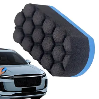 Viasz applikátor szivacscsiszoló polírozó párnák Többcélú vastag ergonomikus markolat Extra puha, karcmentes autómosó szivacs autóhoz