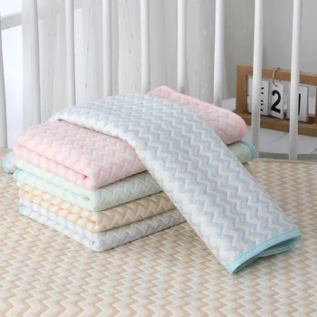 Vízálló kiságy lepedő baba vizeletcserélő szőnyeg pamut újrafelhasználható csecsemő pelenka párna huzat mosható újszülött ágy pelenka matrac