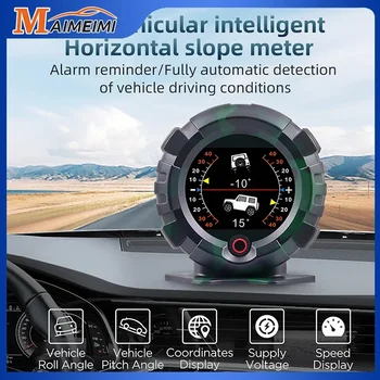 X95 HUD 4x4 dőlésszög Dőlésszög Sebesség Műholdas időzítés GPS terepjáró autó tartozékok OBD Head Up Display többfunkciós mérő