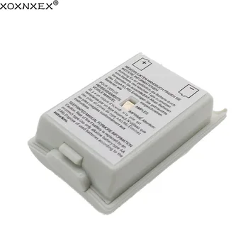 XOXNXEX 1x Xbox 360 akkumulátortok esetén Vezeték nélküli kontroller újratölthető akkumulátorfedél matricával az Xbox 360 kontrollerhez