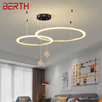 ÁGYAS Nordic függőlámpa Modern LED Creative 3 szín Csillár gyűrű kerek világítótestek otthoni nappali hálószoba dekoráció