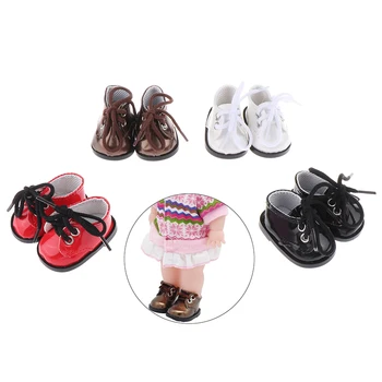 Új 1/6 baba játékok kiegészítők 5,5 cm-es fényes bőr cipők Kézzel készített aranyos baba kötszer cipők lányok ajándékok alkalmi sportcipők