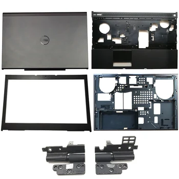 ÚJ Dell Precision M4800 0Y32M 0FT2YX 07M7FM 0TVPD6 laptophoz LCD hátlap/elülső keret/zsanérok/csuklótámasz/alsó ház